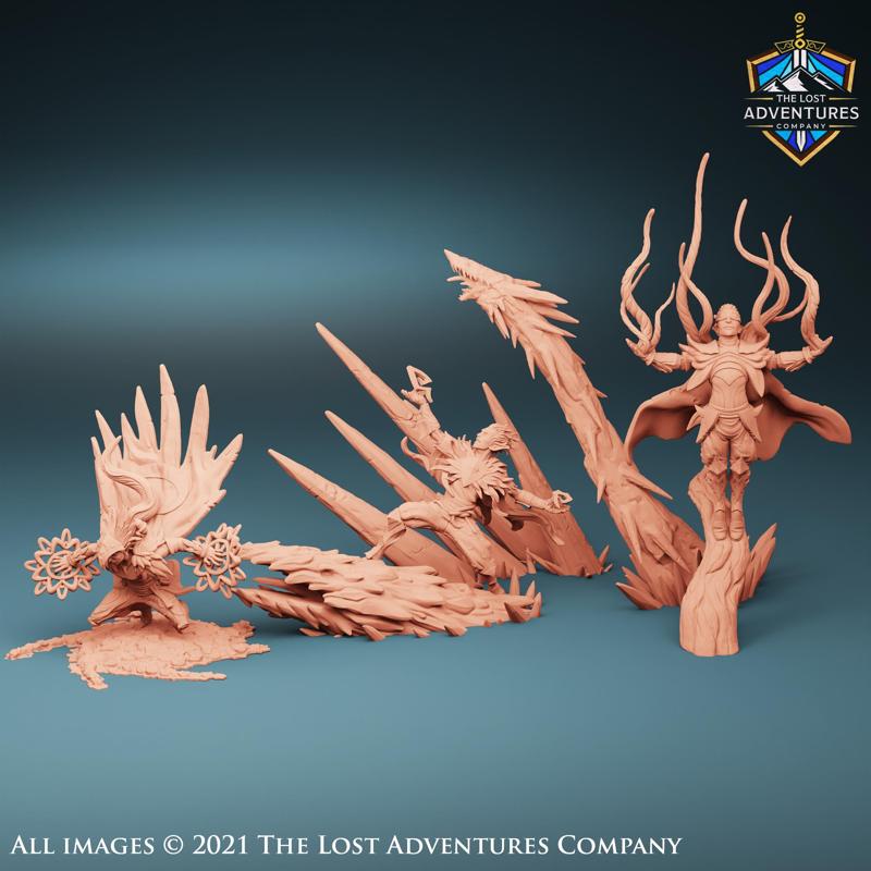 Na'Tarri (Wood) Elf Casters (Set of 3)