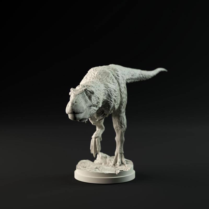 Nanuqsaurus sneaking 1-35 scale pre-supported dinosaur