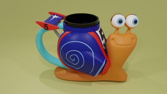 TURBO snail mug