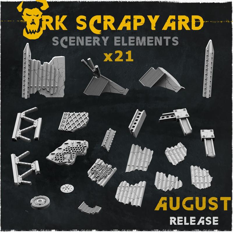 Orc Scrapyard - Scenery Elements (August Release)