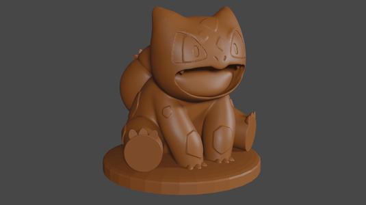 Pokemon inspired, Bulbasaur, Tabletop DnD miniature