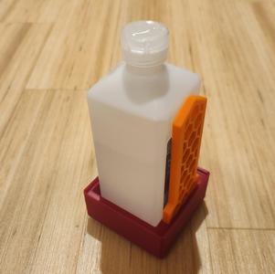 Gridfinity Isopropyl Alcohol Hex Scraper Holder