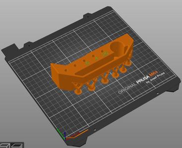 Tool Holder with extruder nozzle text