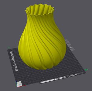 Spiral BULB Vase 220mm