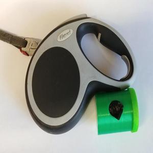 Dogs waste bags storage for flexi leashes