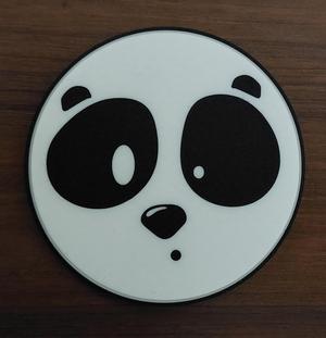 Panda face coaster