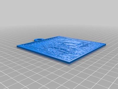 Family photo lithoplane