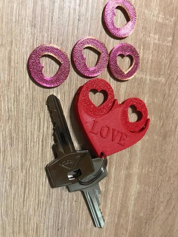 Heart-shaped, Valentine coin holder