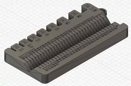 AMS READY - Quickly Measure & Sort M2, M3, M4, & M5 Metric Screws up to 50mm Long