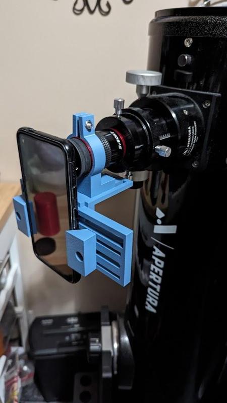 Adjustable Telescope Eyepiece Phone Mount