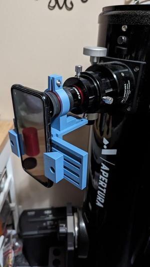 Adjustable Telescope Eyepiece Phone Mount