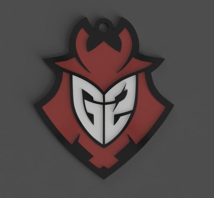 G2 esports keychain