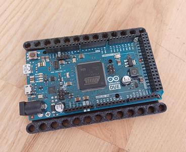 Arduino Mega / Due and Adafruit Grand Central LEGO-compatible mount