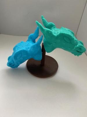 support tête de dragon
