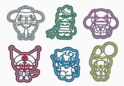 hello kitty cookie cutter - HALLOWEEN SET