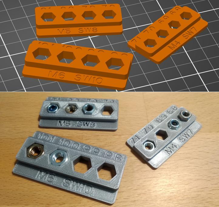 Hex-Bolt and Nut Gauge