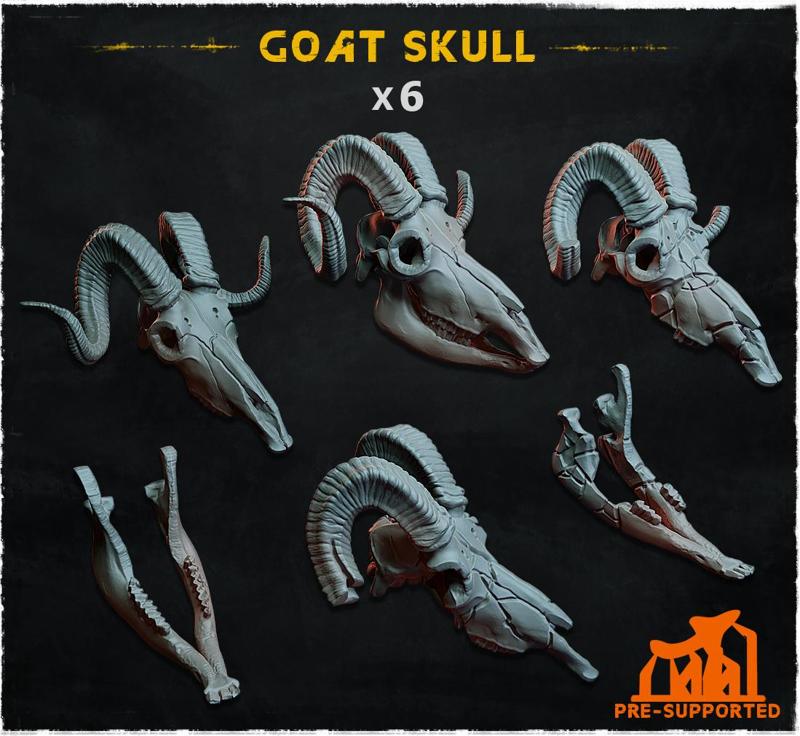 Goat Skull -Basing Bits 1.0
