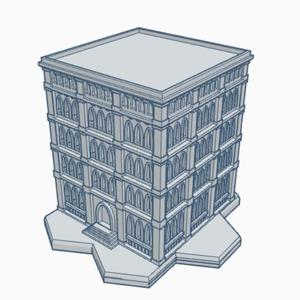 Gothic Building GHB103 With Hex Base