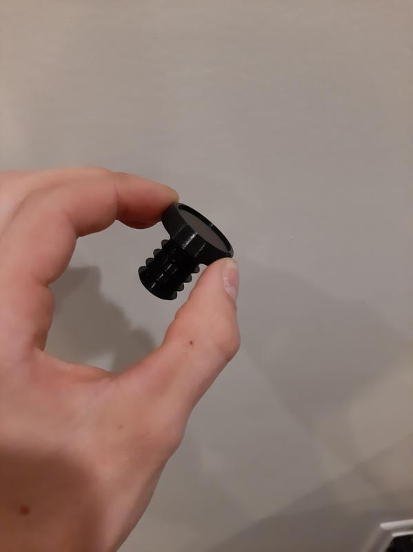 Printable bike bar end cap, no hardware needed (.step included)