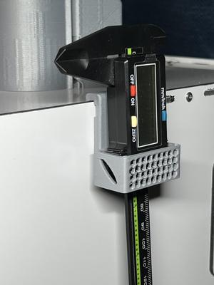 Printed Solid Next Gen Enclosure Caliper Holder