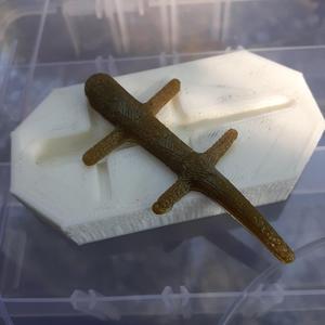 4 inch lizard soft plastic lure mold