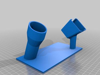Dremel & HotGlue Gun stand with boxes for glue stick