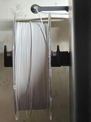 Levelled Bambu X1C / P1S side mount spool holder