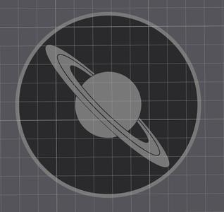 Saturn Coaster - Untersetzer