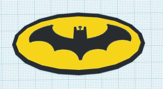 batman symbol key chain