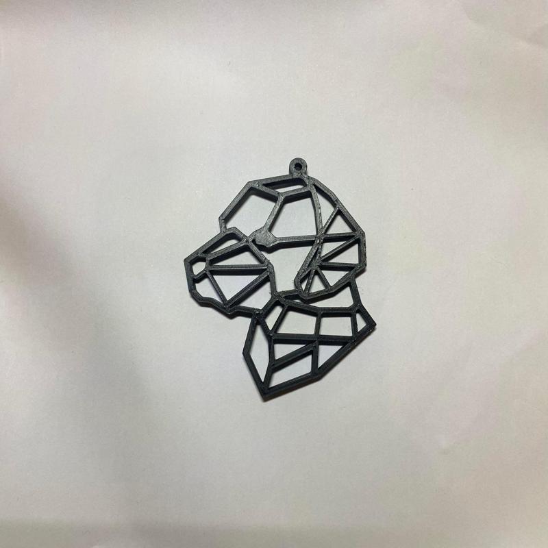 Animal Geometric keychain