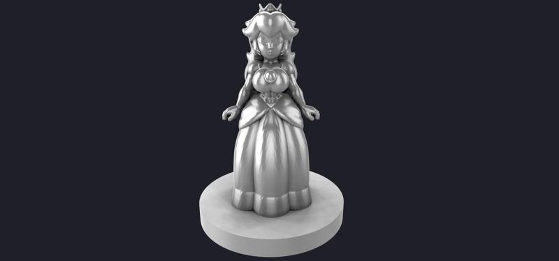 Princess Peach 3D MODEL