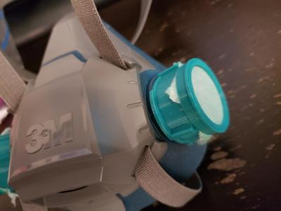 3M respirator filter replace (easy and fast print)