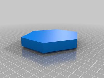 Hexagon Dice Box lid