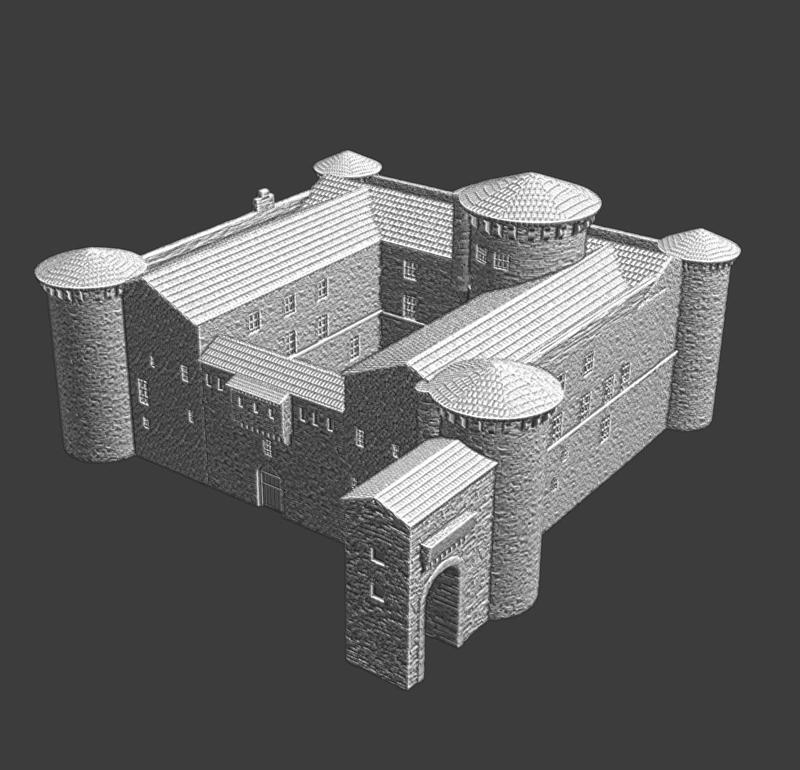 Medieval Monastery/Castle model
