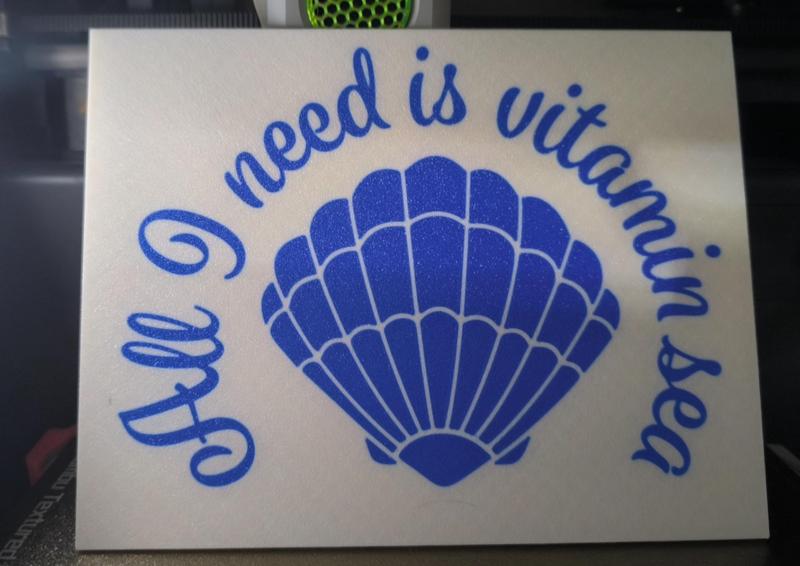Vitamin Sea door decoration