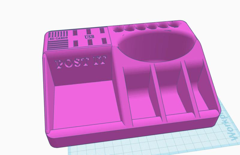 Desk organizer (advanced)