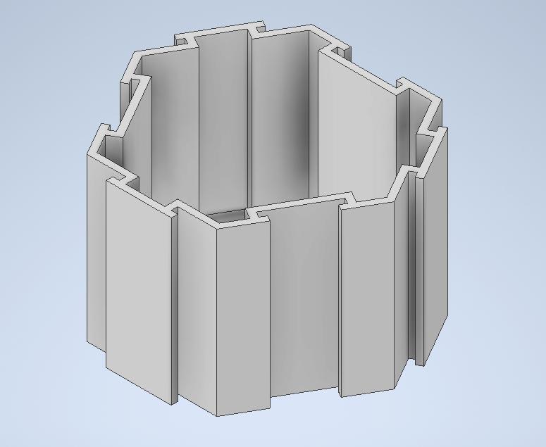 Honeycomb connectable shelves