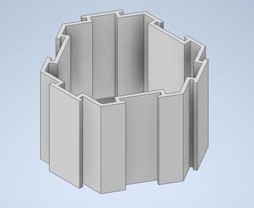 Honeycomb connectable shelves