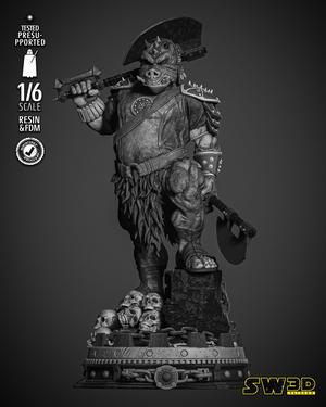 GAMORREAN GUARD SCULPTURE - TESTED AND READY FOR 3D PRINTING