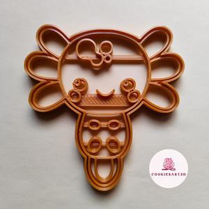 Ajolote Cookie Cutter / Axolotl Cookie Cutter