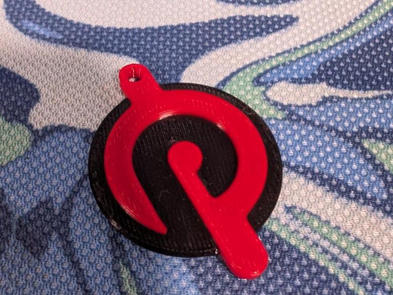 Peloton Logo - Keychain