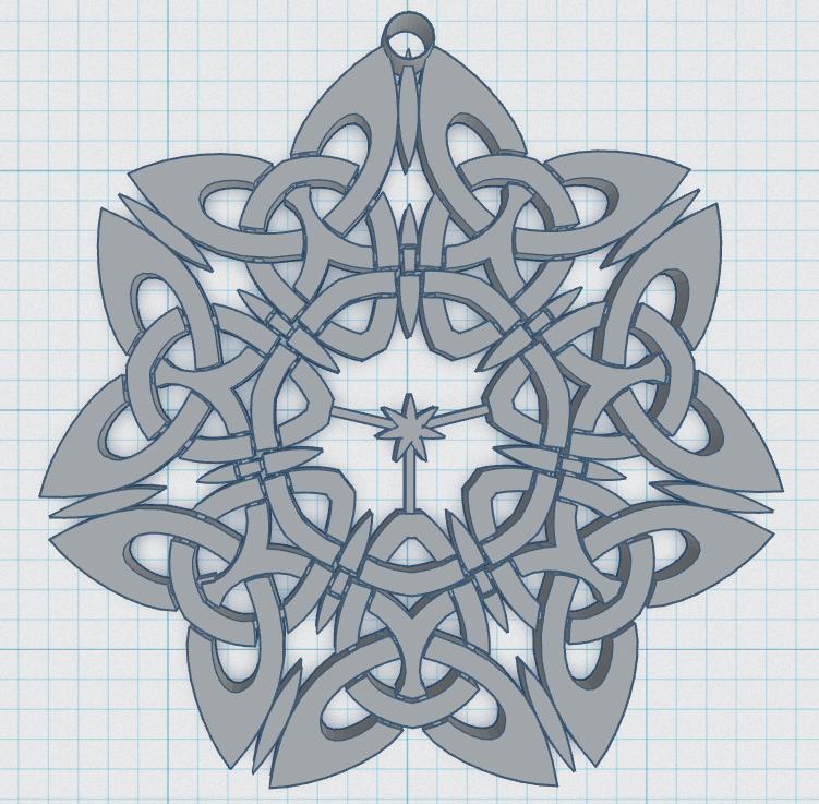 Celtic Snowflake 14