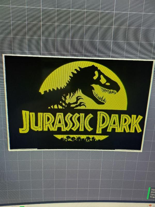 Jurassic Park logo dual color