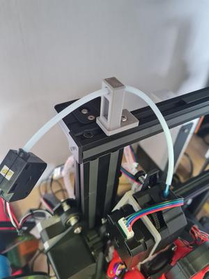 Side spool holder to direct drive hack