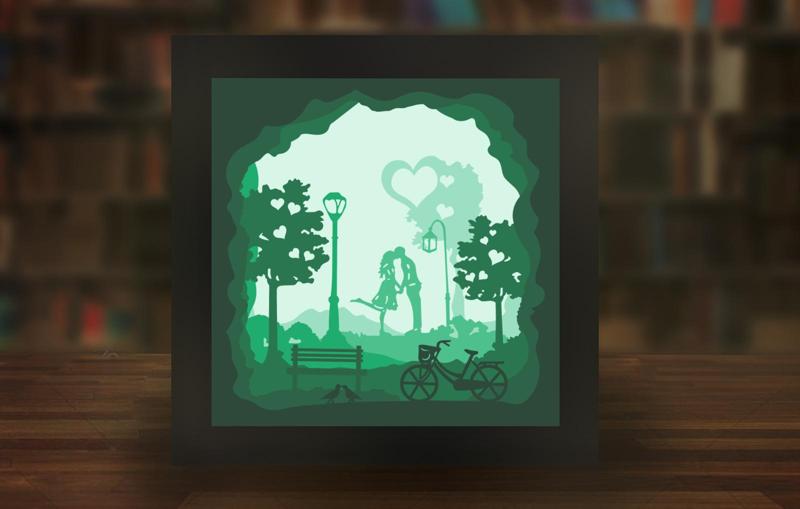 love park lightbox lamp