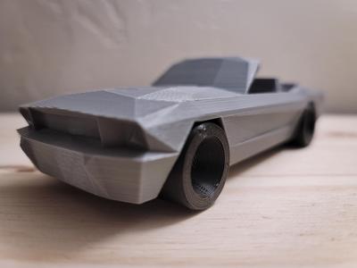 Low Poly 1965 Ford Mustang Convertible