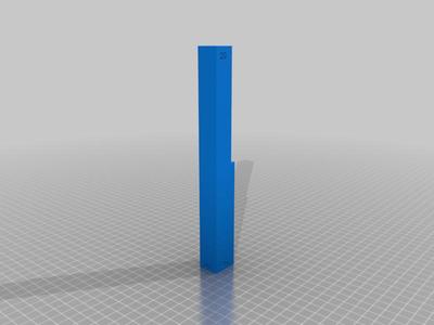 Z step calibration tower