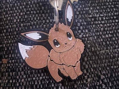 pokemon evee keychain
