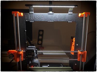 Prusa i3 LED Lightbar with Filament Guide MK2 / MK3 / MK3S
