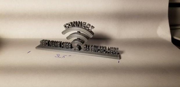 Wifi Password Stand